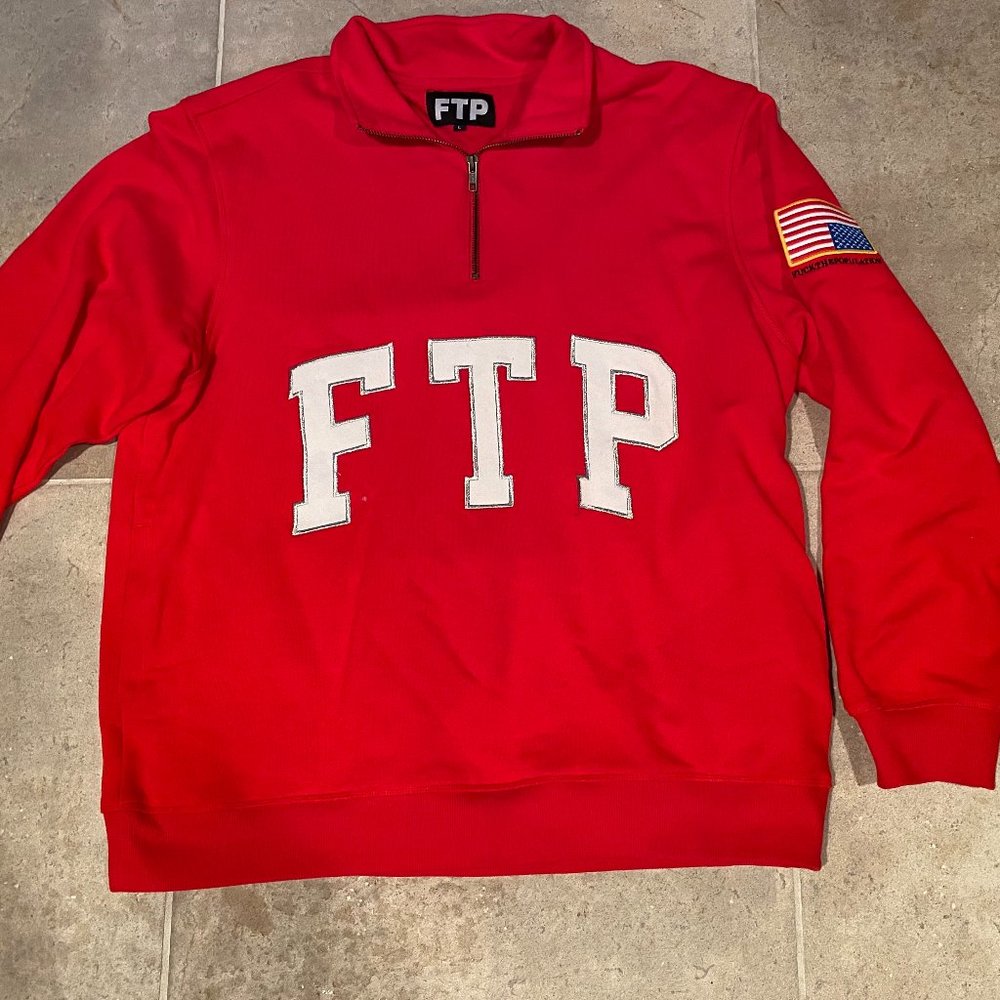 FTP RED HOODIE NEW  in bag  it was delivered in  Men's Large